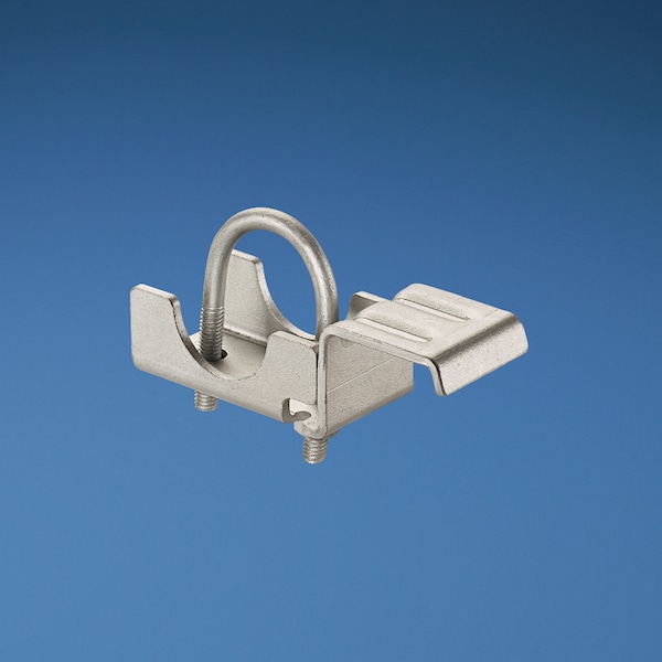 Panduit Unslotted Lddr Rung, Rnd Rung Brckt, Galvanized Steel, UCRND1-VC, PK 5 UCRND1-VC - main